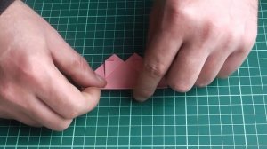 Оригами колечко с головой кошки // Как сделать оригами колечко из бумаги //  Origami ring with a ca