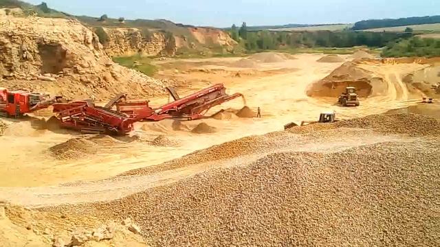 Производство доломитового щебня на карьере "Волжанка" в Тульской обл.(2019 г) смотреть онлайн