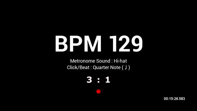 Metronome BPM 129 / Hi-hat смотреть онлайн