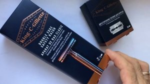 Лезвие King C Gillette - краткий обзор и сравнение.