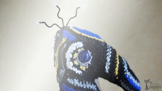 ͡๏̯͡๏ Вязаная крючком игрушка.✔ Ворон Кутх. смотреть онлайн