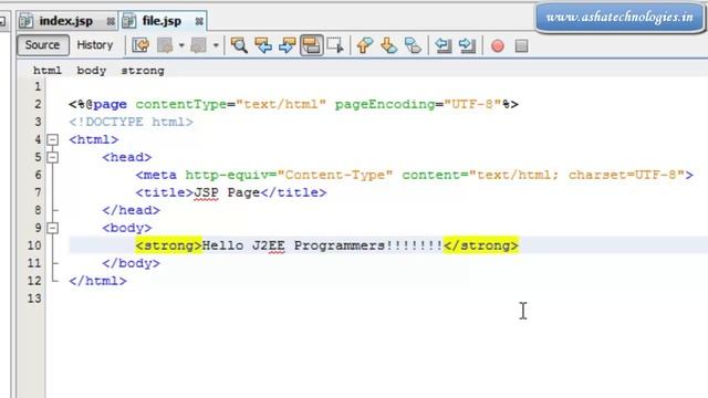 J2EE Tutorials for beginners 8 how to use jsp include tag смотреть онлайн