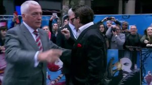 Johnny Depp Arrives suited and booted on the Blue Carpet