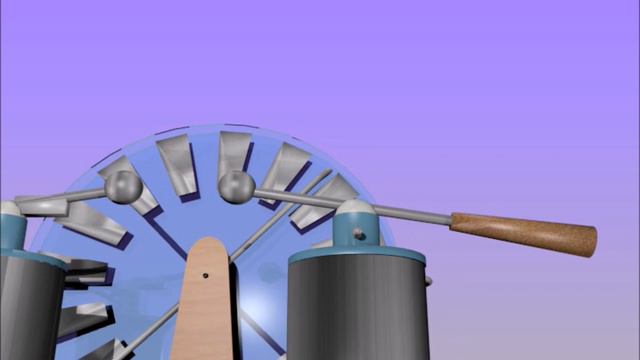 Электрофорная машина 3D