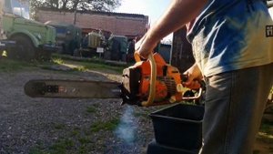 Советская бензопила Тайга 214 1990 года