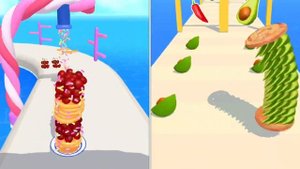Игра pancakes vs Sandwich Runner Прохождение