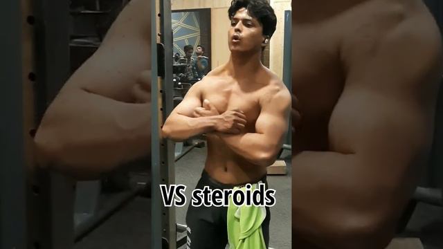 natural vs steroids user