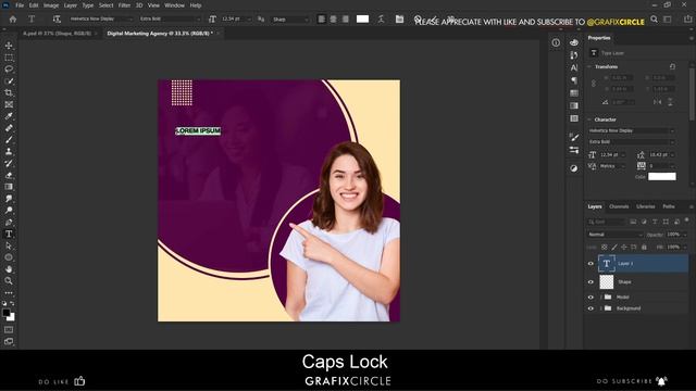Digital Marketing Agency | Social Media Post Design | step-by-step photoshop tutorial смотреть онлайн