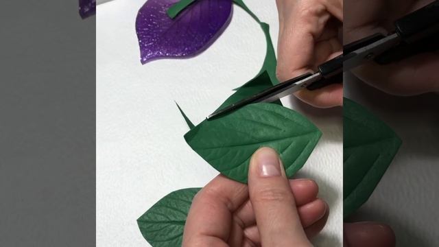 Георгин из фоамирана. Часть 2