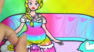 [🐾paper dolls🐾] Broke Rapunzel Daughter and Rich Frozen Daughter | Rapunzel Compilation 놀이 종이