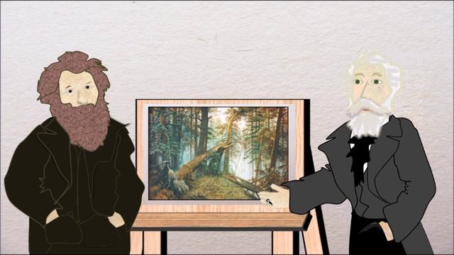 Учимся писать сочинение Часть 4 История одной картины "Утро в сосновом лесу " смотреть онлайн