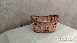 Плетение из бумажной лозы/сухарница/бутылка для вина