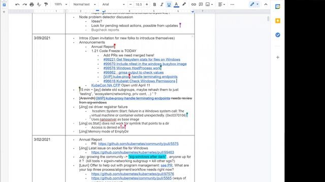 Kubernetes SIG Windows 20210309 смотреть онлайн