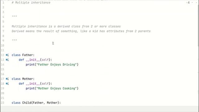 Python with Anvita #73 - Python programming from scratch for beginners - Multiple Inheritance