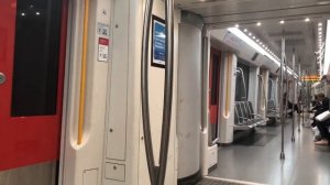 (Night) Centraal Station to Station Zuid | GVB Amsterdam Metro M52 Train Ride!