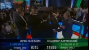 Русские люди  Либерал Жириновский выгнал либерала  Надеждина из студии либерала Соловьева