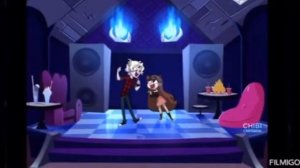 Luna butterfly and sam lucitor (star vz the forces of evil)