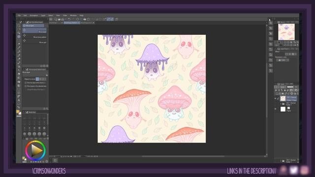 How To Create Seamless Tiling Patterns || Clip Studio Paint Tutorial #1