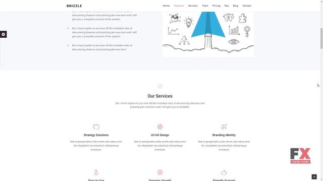 Brizzle - Responsive Bootstrap 4 Landing Page Template Darrel смотреть онлайн
