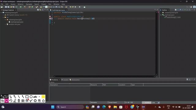 #1 How to write my first java program in eclipse | First Java Program | eclipse tutorial #java смотреть онлайн