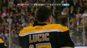 NHL Face-Off: Bruins vs Hurricanes Scrum - Chara fights Harrison and Rask vs Ward - NESN