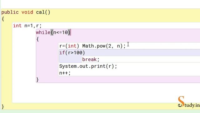 Java : To Print the Series (2 Raise to Power n) Upto n terms смотреть онлайн
