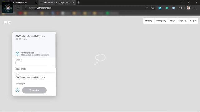 Transfer large file free  বড় ফইল পঠন যব সহজই  WeTransfer  Bangla Tutorial 2022 