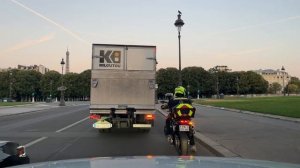 ПАРИЖ 4K -ПОЕЗДКА В ПАРИЖЕ "ПРЕКРАСНАЯ УТРЕННЯЯ ПОЕЗДКА" 18 СЕНТЯБРЯ