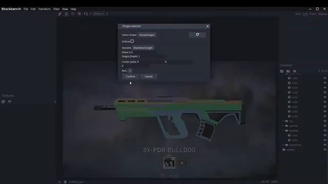 Speed Modeling | Valorant Bulldog | Blockbench смотреть онлайн