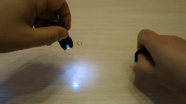 Наключный фонарь Nitecore Tube - обзор посылки с Aliexpress