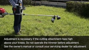 Honda UMK450, UMK435, UMK425 series - Trimming Operation