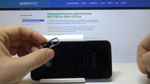 Первые шаги с телефоном Motorola Moto G8 Plus — Как вставить Сим-карту в телефон?