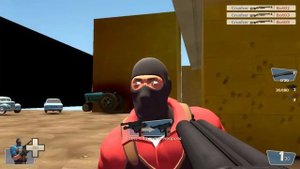 Weapon demonstration - Super-shotgun/shotgun with hook. Open Fortress Showcase