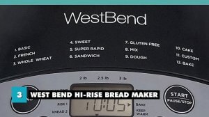 Top 5 Best BREAD MACHINES