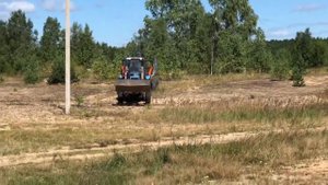 Лесовоз из полноприводного прицепа АРМАДА на базе МТЗ 82 (Небольшой форвардер)