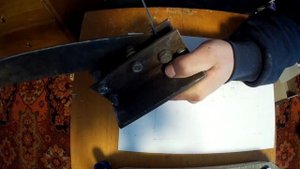 Моя гильотина для рубки проволоки из свинца. Для изготовления дроби.
