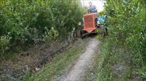 Самодельный трактор с дизелем Mercedes Как собирался homemade tractor