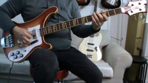 Ibanez 2388B vintage Rickenbacker 4001 copy 1974 Japan soundcheck