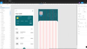 Figma Tutorial - A Free UI Design/ Mobile App Design (Credit Card Mobile App)