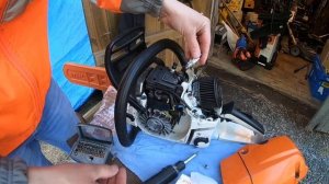 Stihl MS 241 c-m control module change