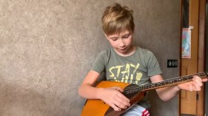«Во саду ли в огороде» на балалайке 1-ый класс