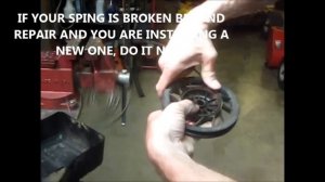 B&S Briggs & Stratton Recoil Starter Rope and Spring Repair Step By Step Fix