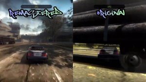 NFS Most Wanted ORIGINAL vs REMASTERED - Gameplay Comparison