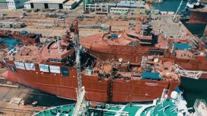 NB1105 Arctic Freezer Trawler Launching