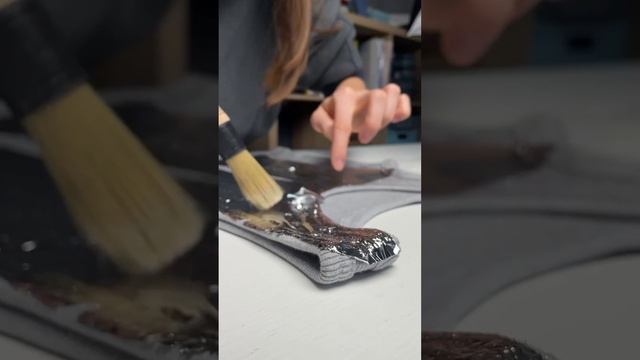 Поталь для ткани #курсыпошитью
