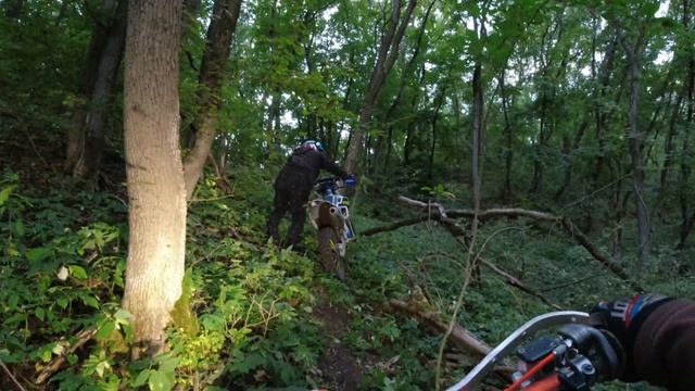 Гоняли ("рыгали") в лесу до темноты.Кови 250 про, Kovi 300i смотреть онлайн