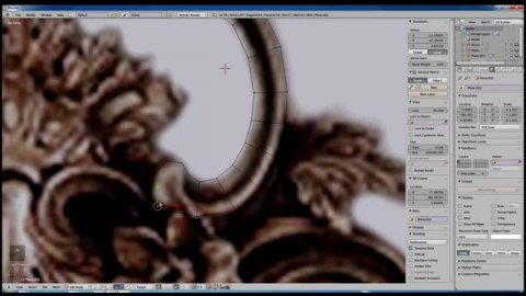 Моделирование декора Blender