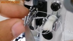 Оверлок 4-х ниточный заправка нитей (overlok ip o'tkazish)