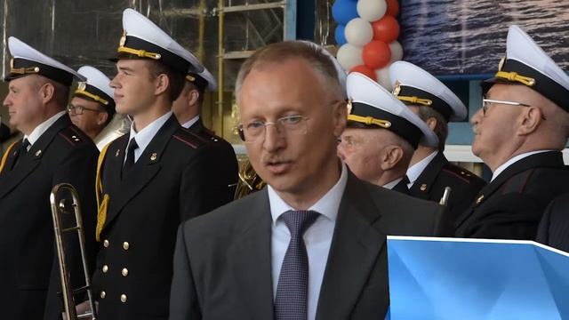 Закладка корабля противоминной обороны «Лев Чернавин»