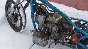 Звук прямоточного выхлопа мотоцикла ДНЕПР 2/1